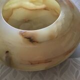 Cendrier rond en onyx