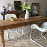 Old oak brewery table