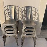 Lot of 8 Tolix chairs model A