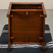 Dutch Modernist Art Deco Amsterdam School side table or bedside table Oak