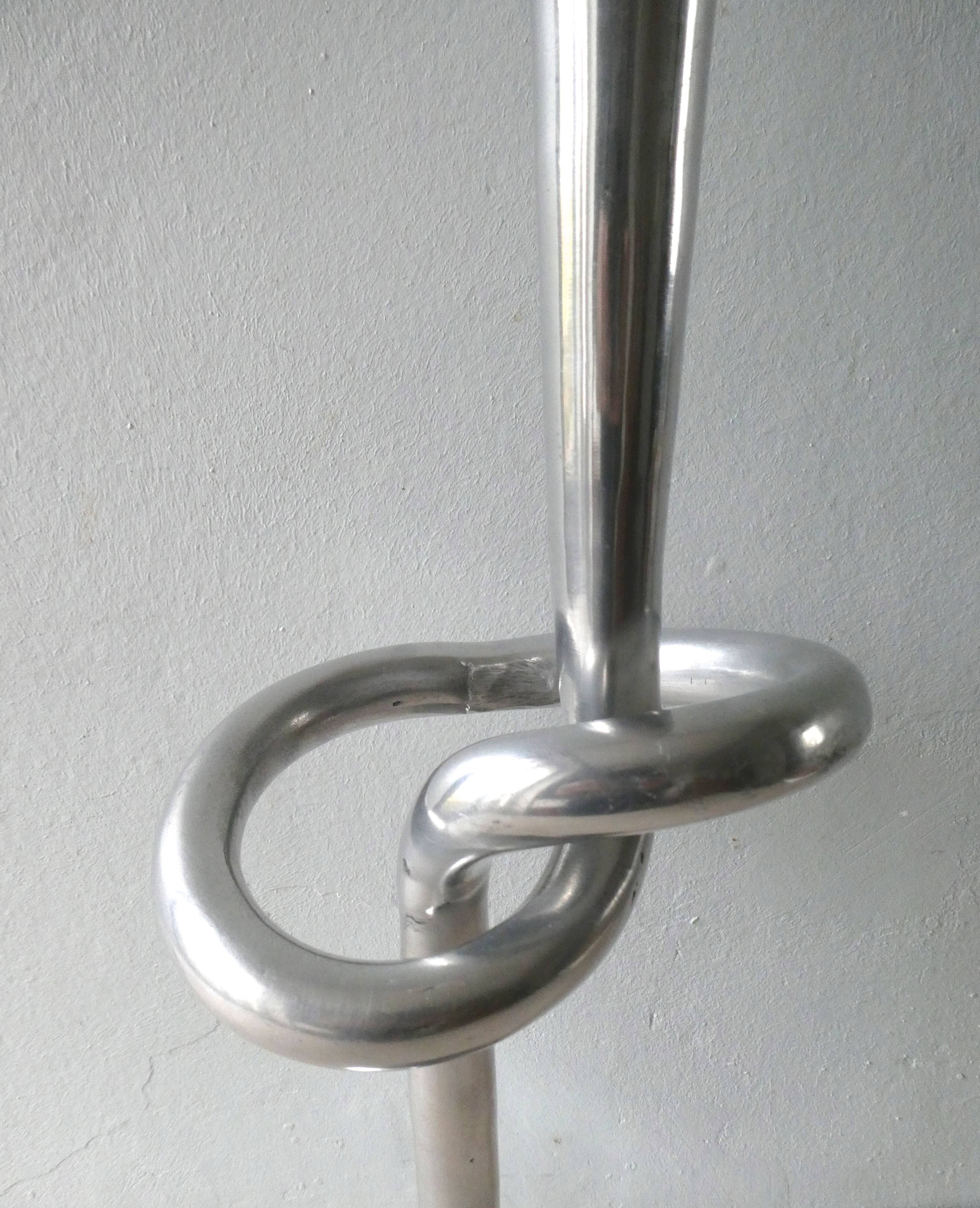 Cast aluminum in the 1970s large candlestick