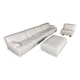 Leather 5-seater sofa "Fiandra" by Vico Magistretti for Cassina, 1970, Italy