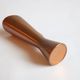 Copper and teak vase by Dahlmann, Germany 1950s