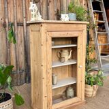 Solid wood display case