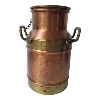 Milk pot, milk can, two-color copper milk jug