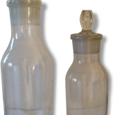 Very large old apothecary bottles