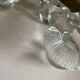 Glass candle holder Pukeberg Staffan Gellerstedt Sweden 1970s