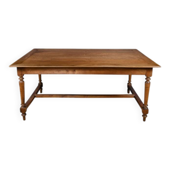 Traditional Solid Walnut Table – 1900