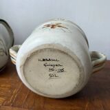 Keraluc Quimper plant pot and pitcher set