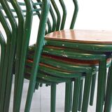 Set of 6 vintage Mobilor 1950 chairs