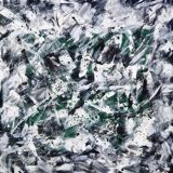 Abstract painting table
