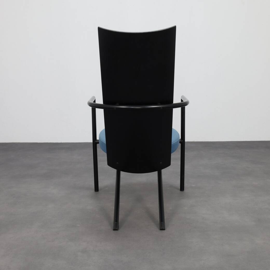 Paire de fauteuils postmodernes, années 1980