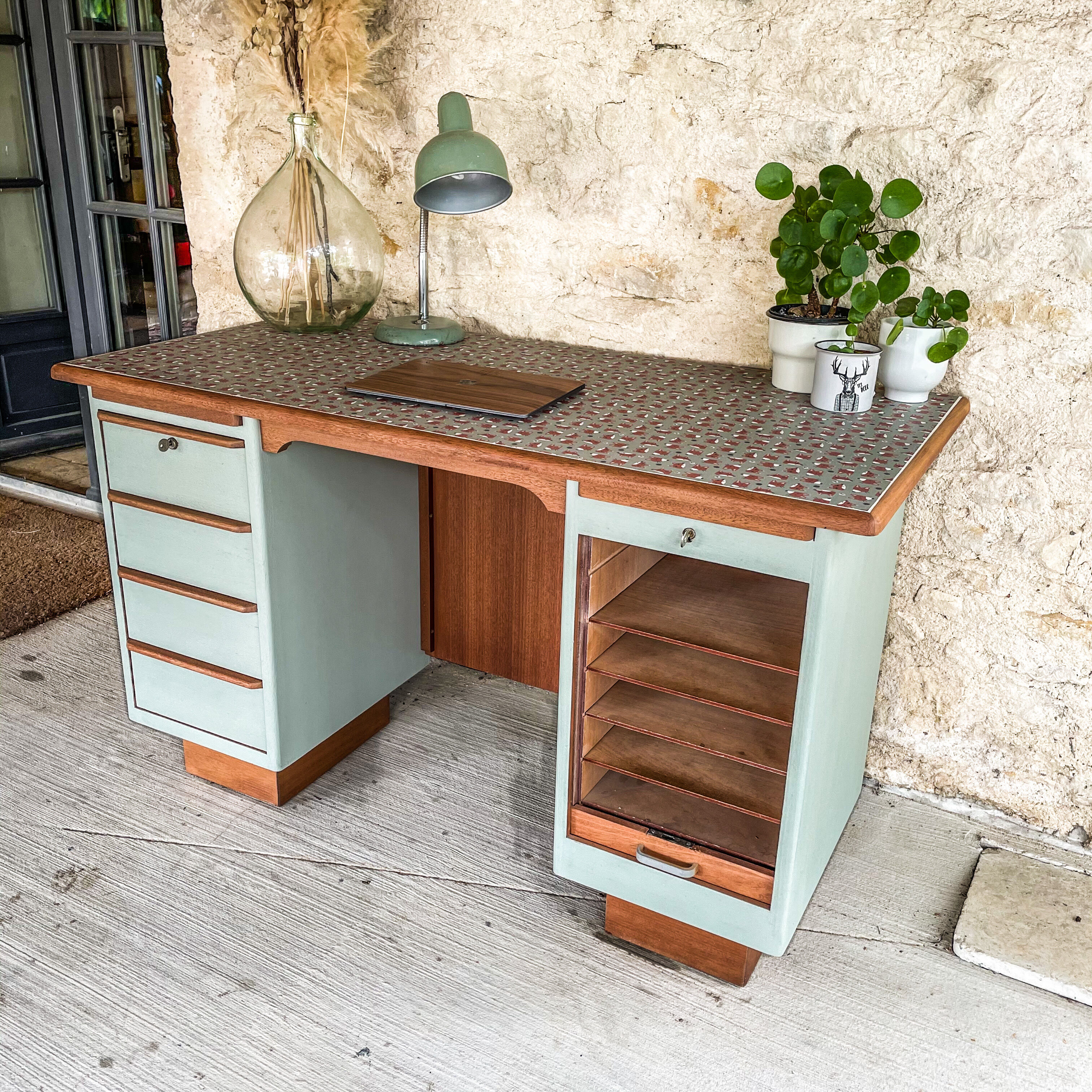 Bureau en teck