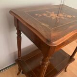 Pretty marquetry side table