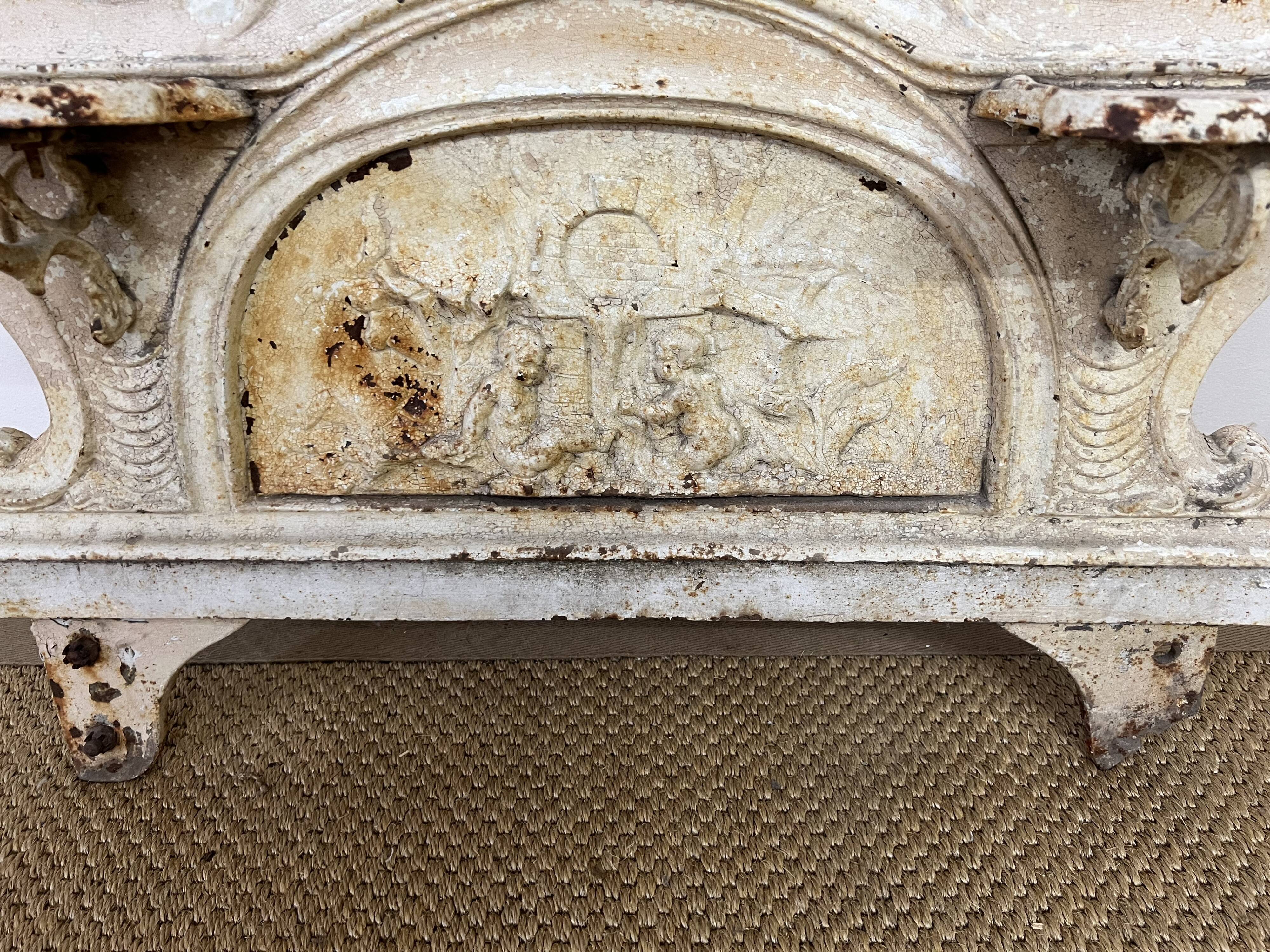 Art Nouveau metro fountain mirror