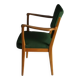 Green beechwood armchair | Nordiska Kompaniet | Sweden | 1940s