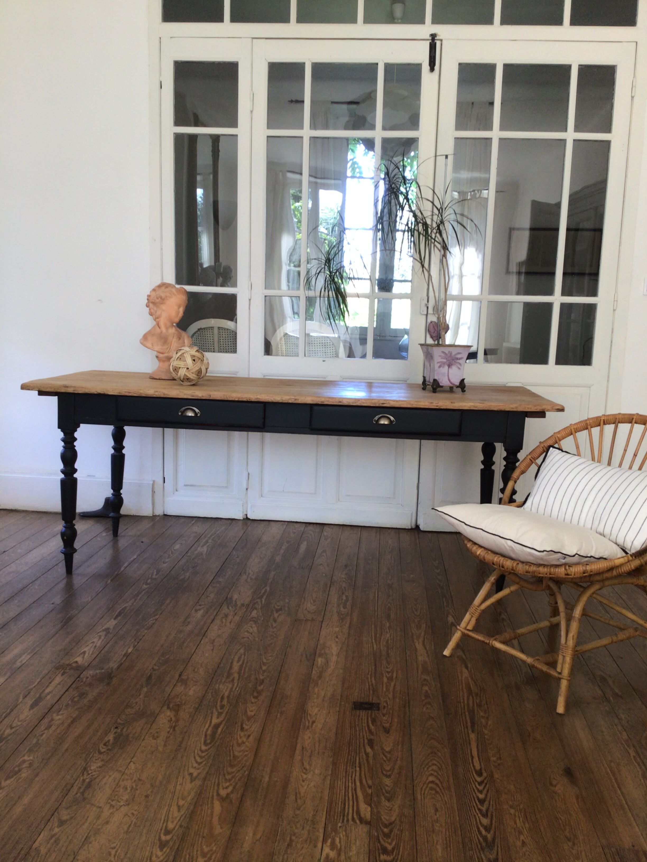 Table de ferme en sapin