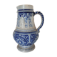 Cruche grès allemand décor rois moyenâgeux