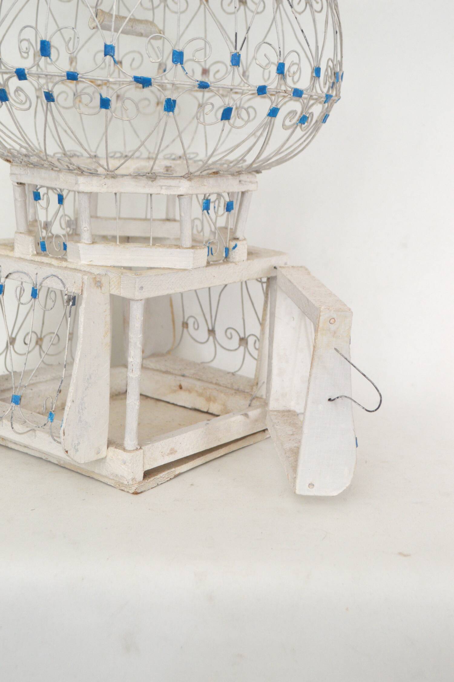 Large Tunisian bird cage Sidi Bou Saïd H45cm