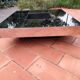 Shilling mirrored coffee table by Ausenda, Baldo Grossi & Gavioli