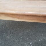 Table de ferme patine ancienne pieds tournés