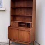 Danish library and its teak secretary 1960 by Johannes Sorth