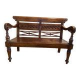 Indonesian wooden bench