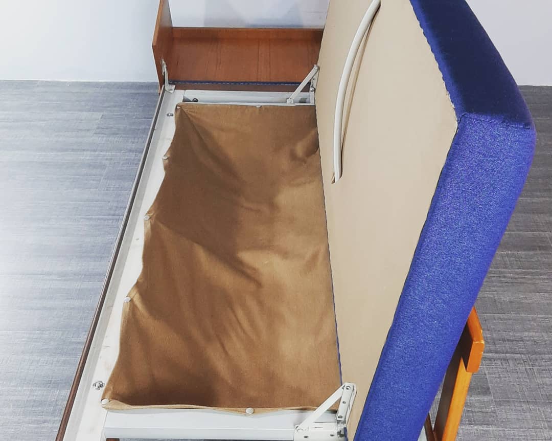 Daybed in Caisson en Teck by Ingmar Relling, Vintage Norwegian 1960s