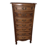 Louis XV Style Weekly Chest in Solid Cherry Wood