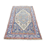 Tapis d'orient fait main vintage persan ancien Melayer 216 X 130