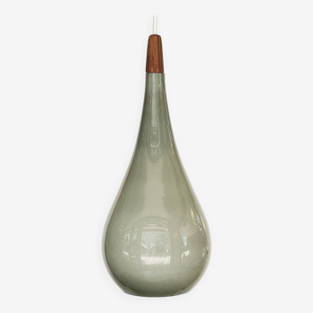 Glass pendant light p289 by Michael Bang for Nordisk solar/Holmegaard. Denmark 1960s