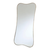 Miroir en laiton, Italie, années 1950