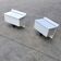 2 B&B Italia bedside tables / night stands