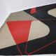 Big midcentury kilim abstract wool design geometric rug / carpet, 1960s