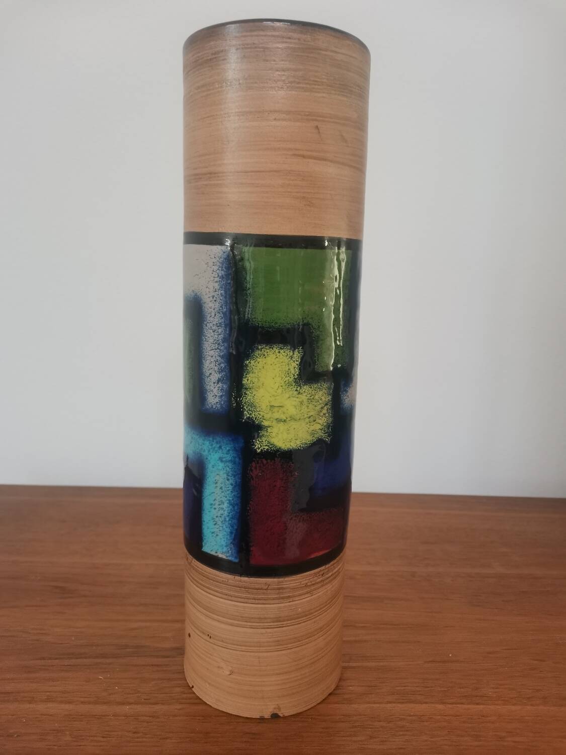 Vase en céramique Bitossi du milieu du siècle par Aldo Londi – Italie, modèle 837597,