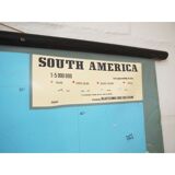Relief of South America map