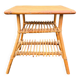 Audoux Minnet style 60's rattan bedside table