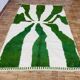 Traditional handmade pure wool Berber rug size 150 x 250 cm.