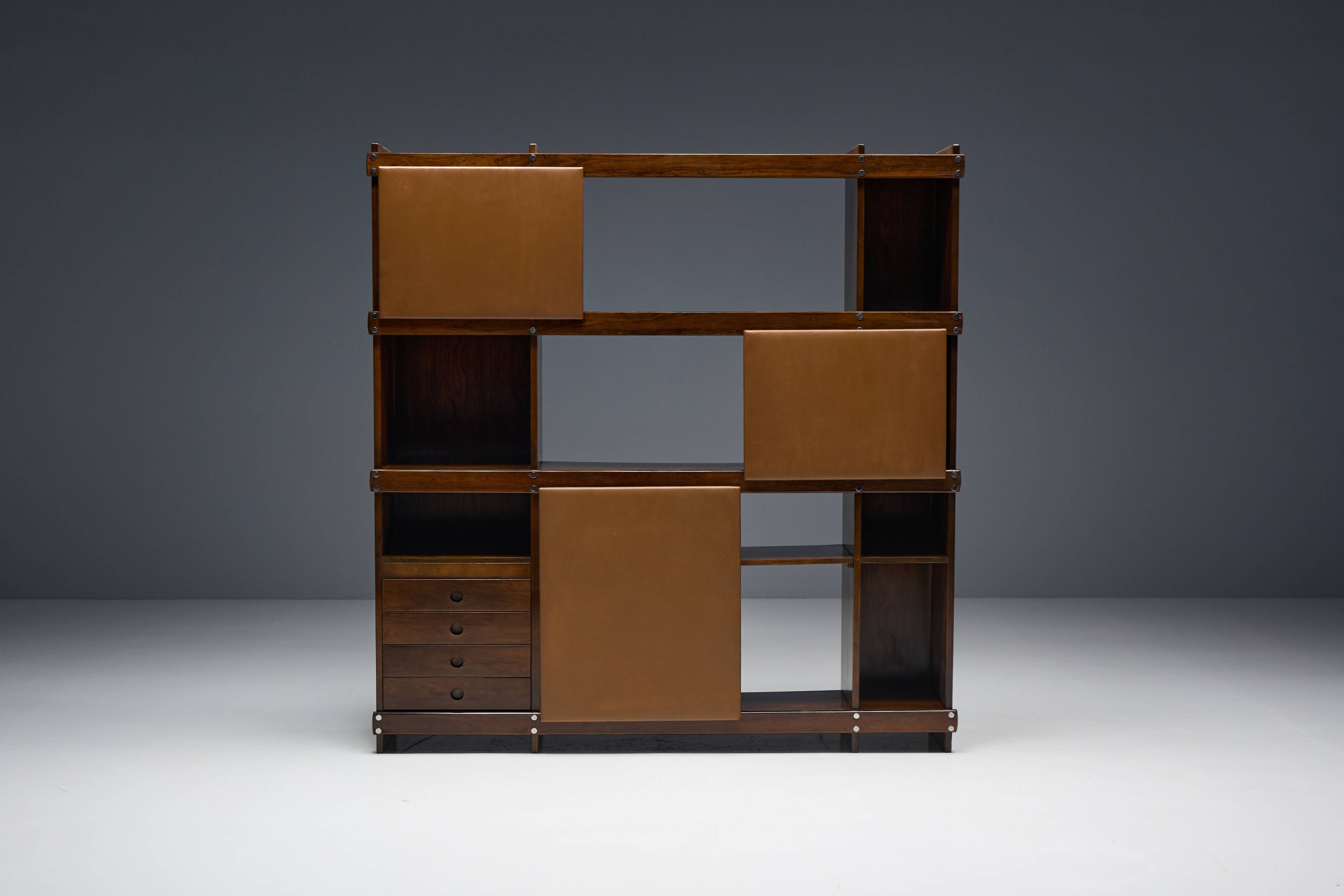 Bookcase 'Adolpho' by Sergio Rodrigues for OCA, Brazil, 1960s