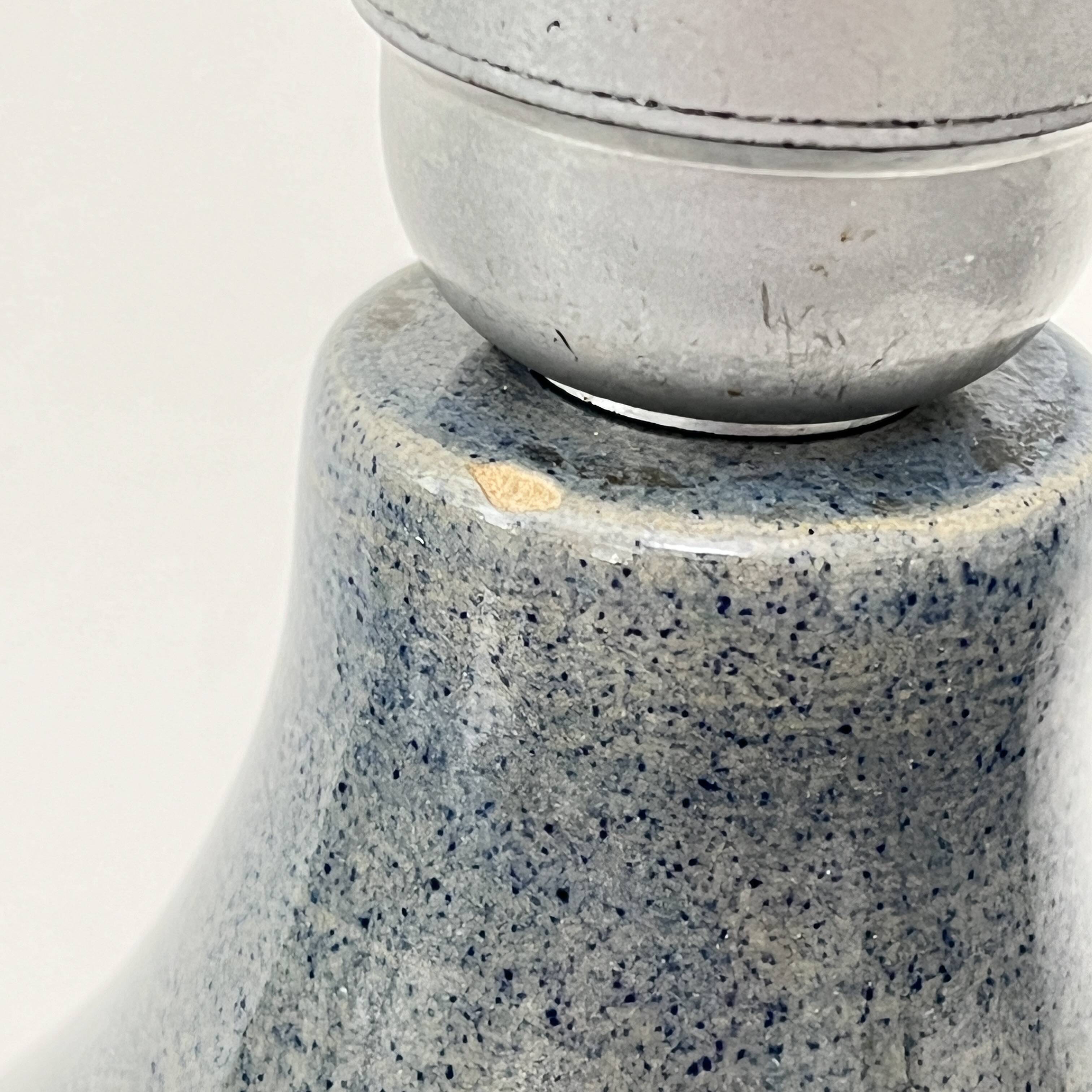 Ceramic lamp Hanne Stentoj Denmark circa 1960