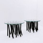 Pair of modern side tables "Org" by Fabio Novembre for Cappellini