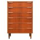 Chest of drawers teak, danish design, 60's, producer: trekanten-hestbæk a/s