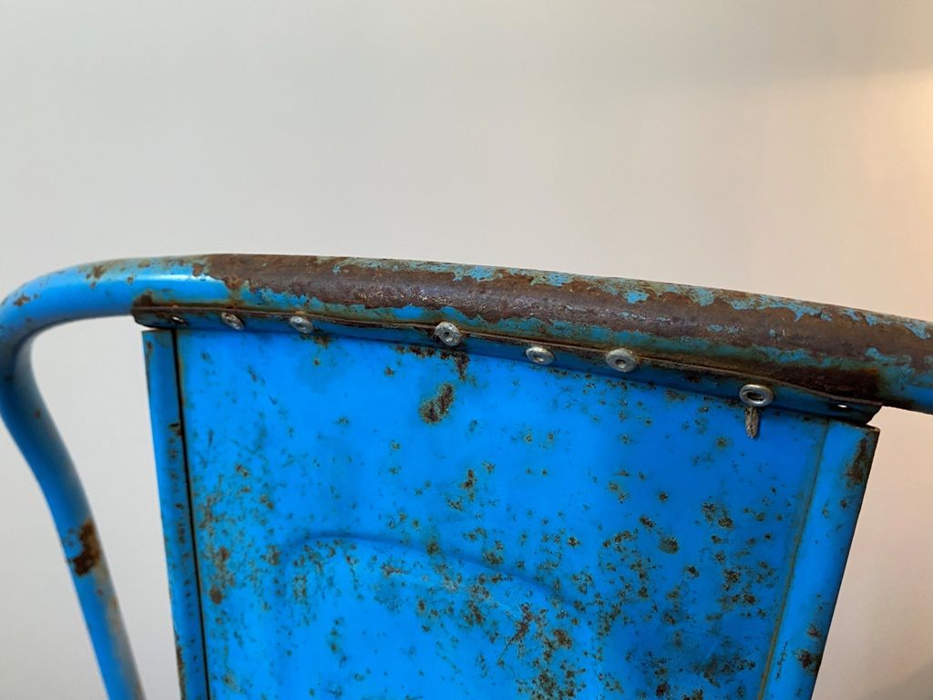 Authentic metal chair tolix by Xavier Pauchard vintage industrial 1950 n3