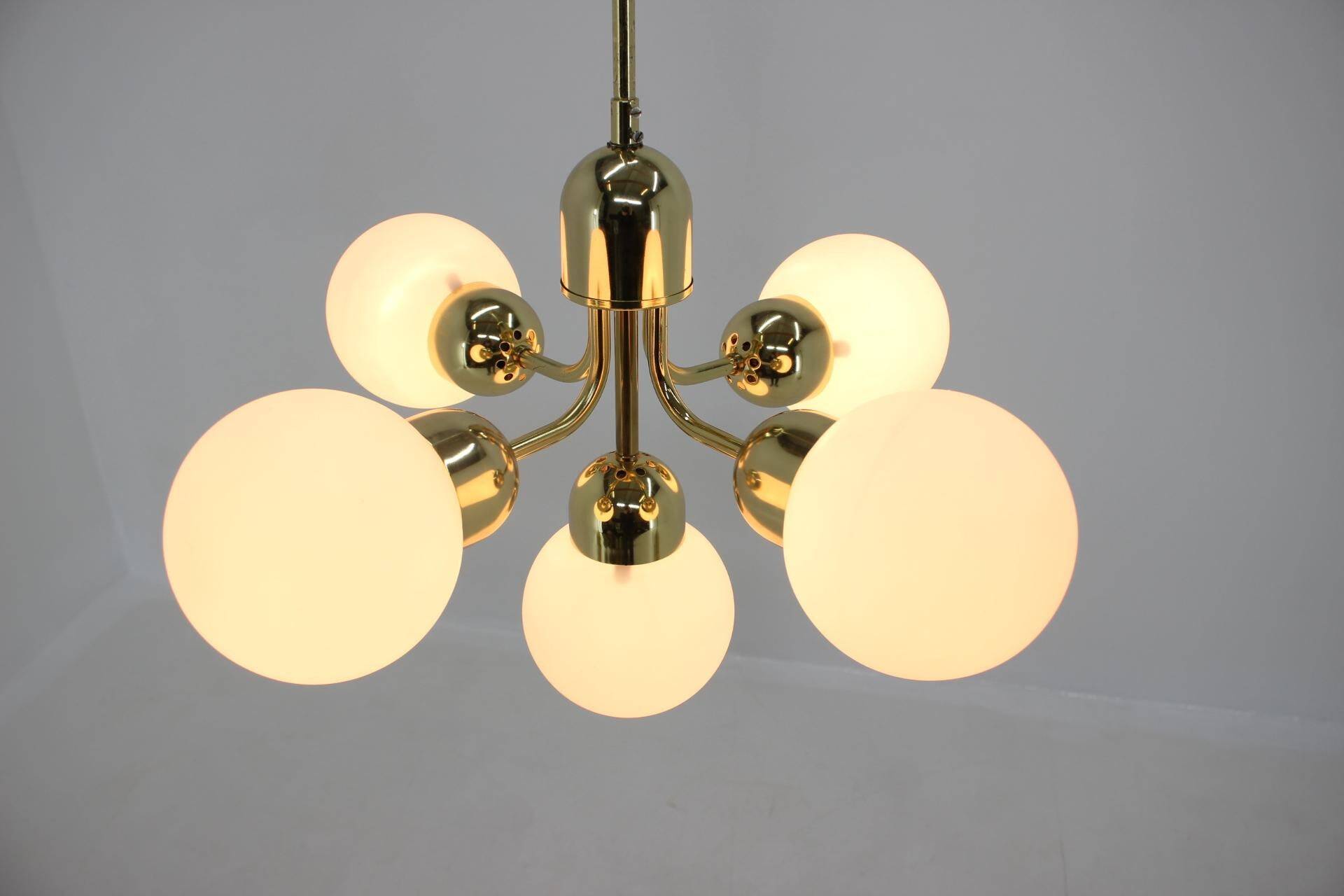 Space Age Sputnik Pendant by Kamenicky Senov/Preciosa, 1970s