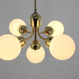 Space Age Sputnik Pendant by Kamenicky Senov/Preciosa, 1970s