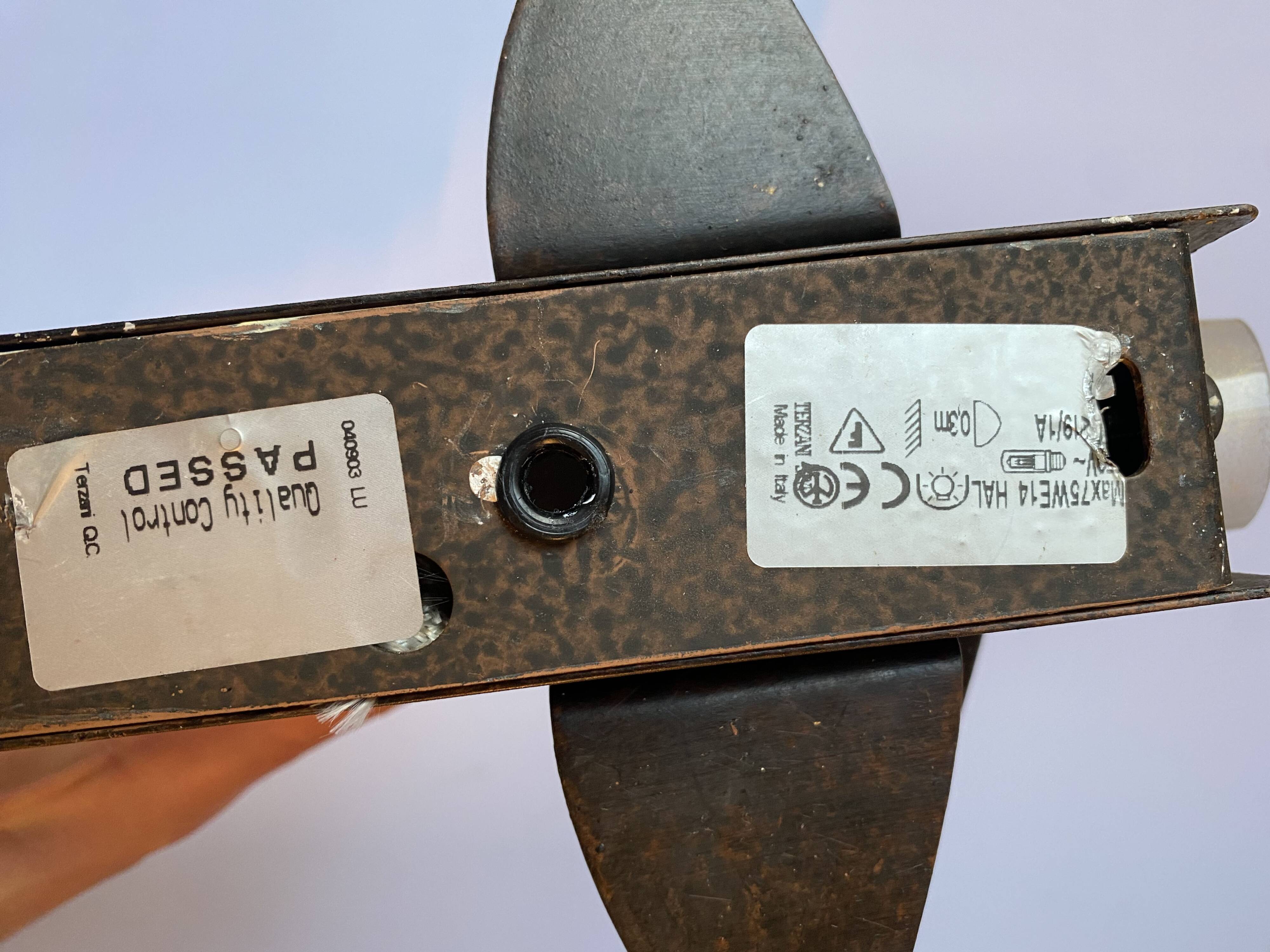 Postmodern applique Phantom by Jean-François Crochet for Terzani Murano.