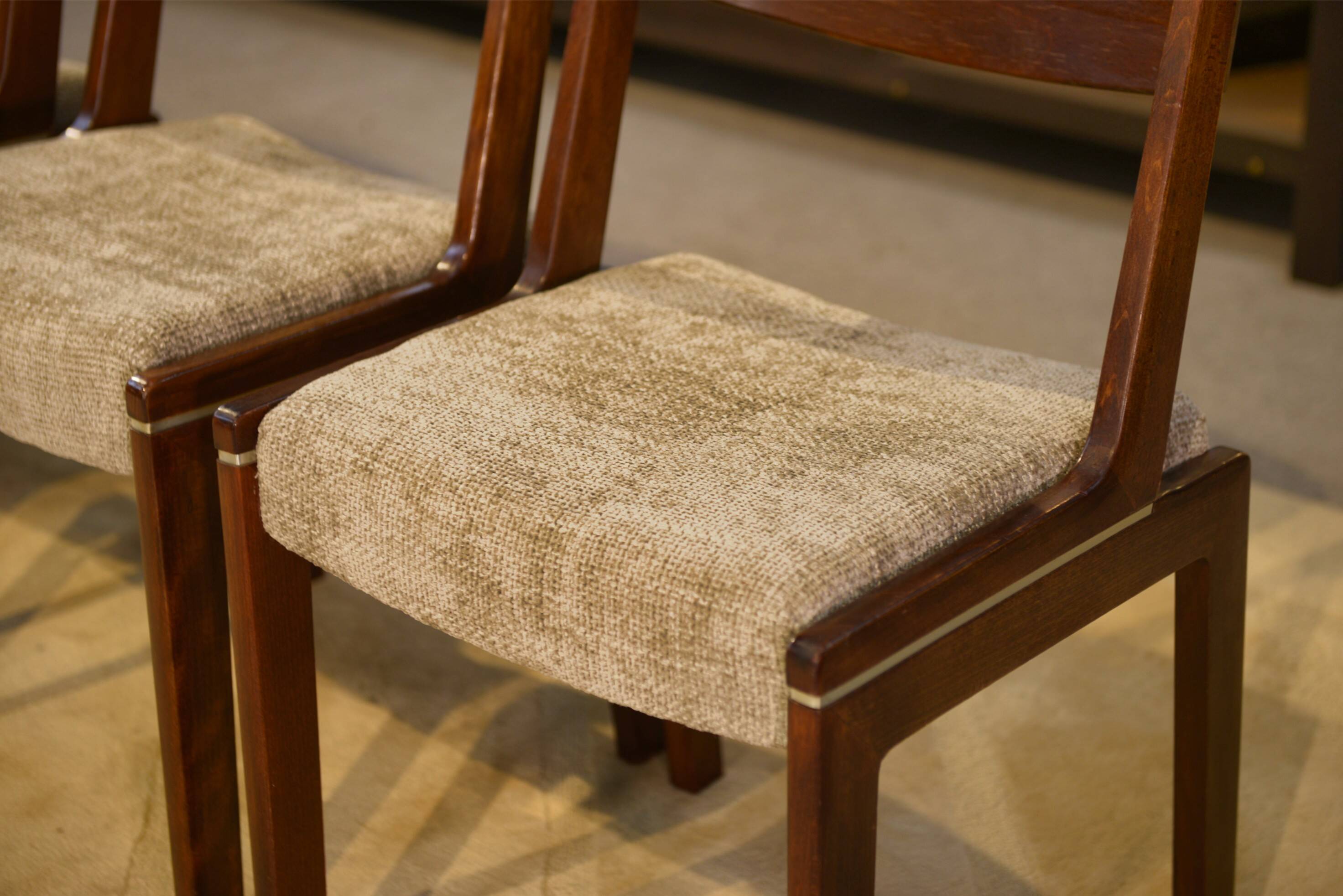 Set of 4 Scandinavian chairs from the 1960s.