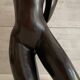 Patinated Bronze Sculpture Statue Signed S. Dali Female Body