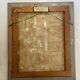 Mid Century Post Impressionist French Country Church Painting, Framed