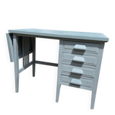 Small vintage blue-grey desk